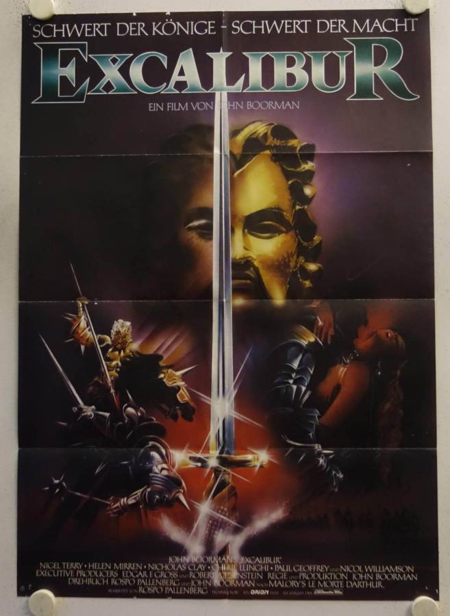 Excalibur original release german movie poster